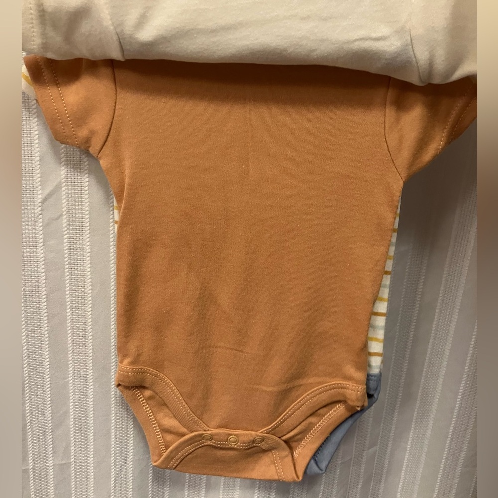 Chick Pea Baby Bodysuits 5 pack animals and friends 3-6 month bundle lot - Picture 4 of 8